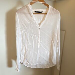 Zara Classic White Blouse